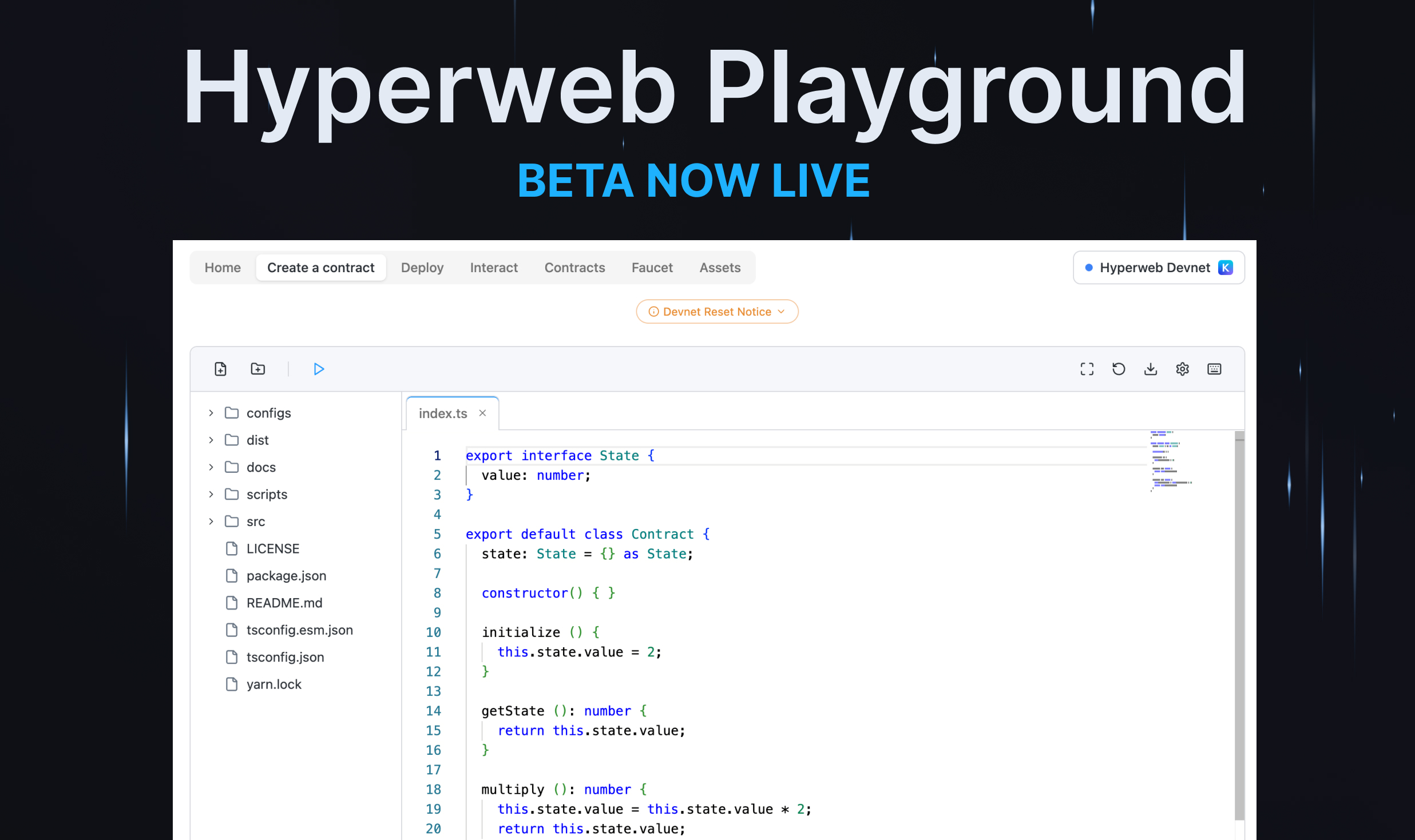 Introducing the Hyperweb Playground: Your First Smart Contract Is Just a Browser Tab Away