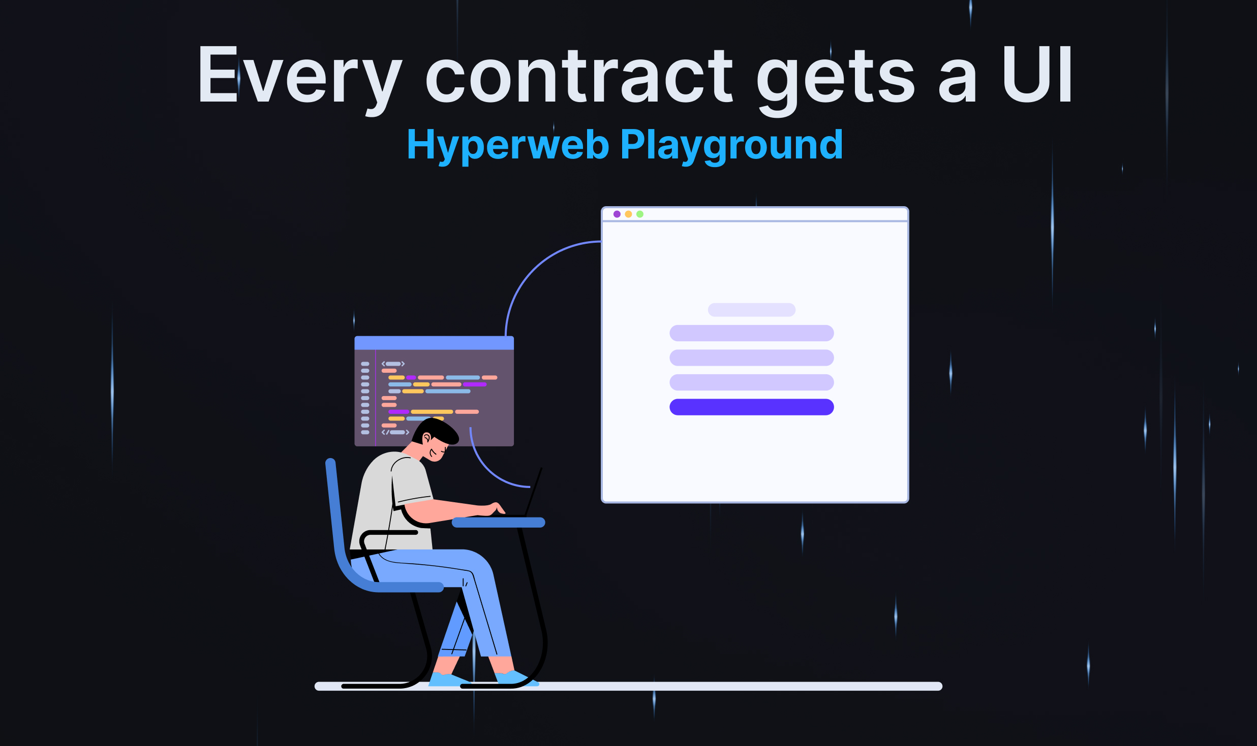 Every Contract Gets a UI: Dynamic Interfaces in Hyperweb Playground